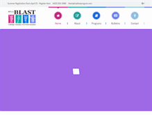 Tablet Screenshot of itsablastprogram.com